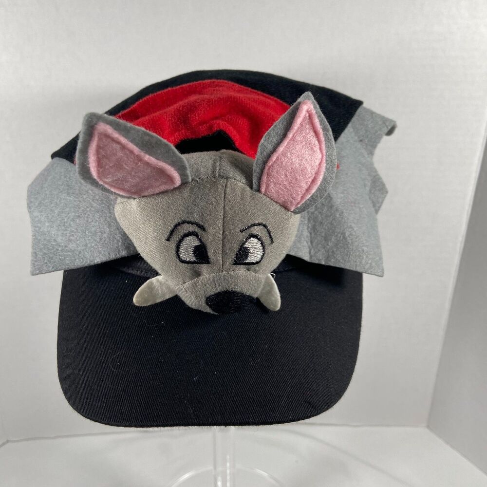 Oriental Trading Vampire Bat Plush Costume Hat Black Novelty Cap